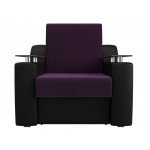 Кресло-кровать Сенатор Фиолетовый\Черный