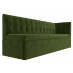 Кухонный диван Бриз с углом Зеленый