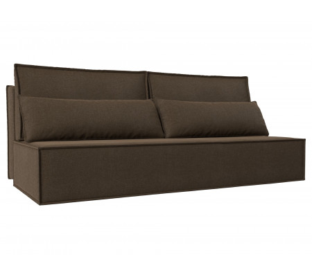 Прямой диван Фабио Лайт, Рогожка, Модель 114478