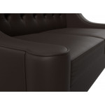 Прямой диван Бронкс, Экокожа, Модель 114581