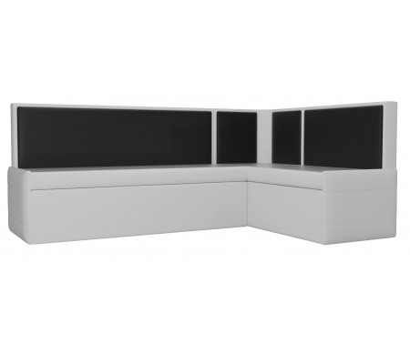 Кухонный угловой диван Кристина правый угол, Экокожа, Модель 28755