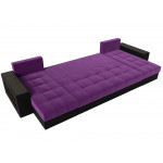 П-образный диван Дубай Фиолетовый\Черный