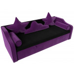 Детский диван-кровать Рико Черный\Фиолетовый