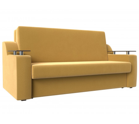 Прямой диван аккордеон Сенатор 140, Микровельвет, Модель 119917