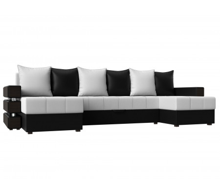 П-образный диван Венеция, Экокожа, Модель 100055