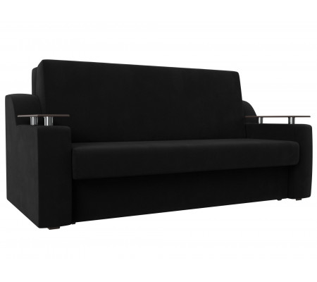 Прямой диван аккордеон Сенатор 140, Микровельвет, Модель 119922