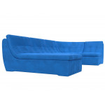 П-образный модульный диван Холидей Голубой