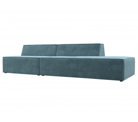 Прямой модульный диван Монс Модерн правый, Велюр, Модель 119451