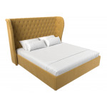 Интерьерная кровать Далия 180, Микровельвет, Модель 114129