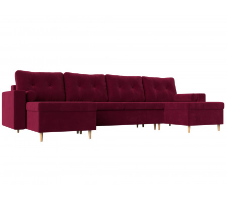 П-образный диван Белфаст, Микровельвет, Модель 112250