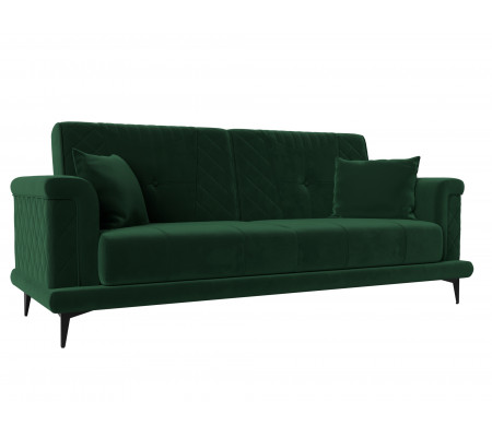 Прямой диван Неаполь, Велюр, Модель 111927