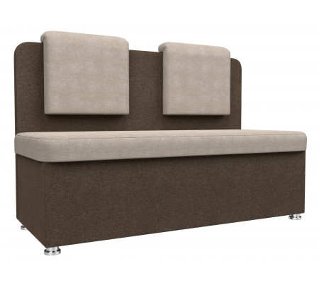 Кухонный прямой диван Маккон 2-х местный, Рогожка, Модель 109200