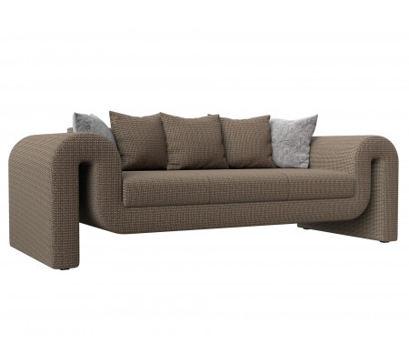 Прямой диван Волна, Рогожка, Модель 115636