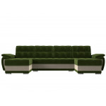 П-образный диван Нэстор, Микровельвет, Модель 109937