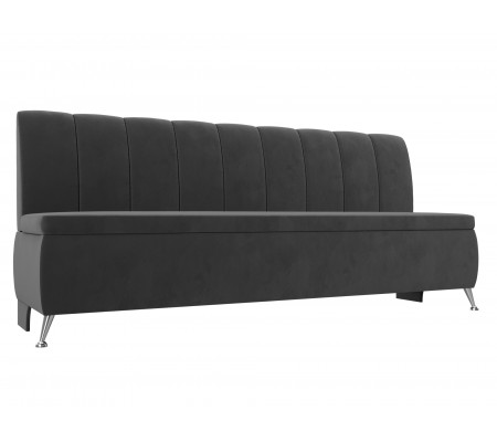 Кухонный прямой диван Кантри, Велюр, Модель 106831