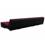 П-образный модульный диван Монреаль Long, Микровельвет, Модель 111532