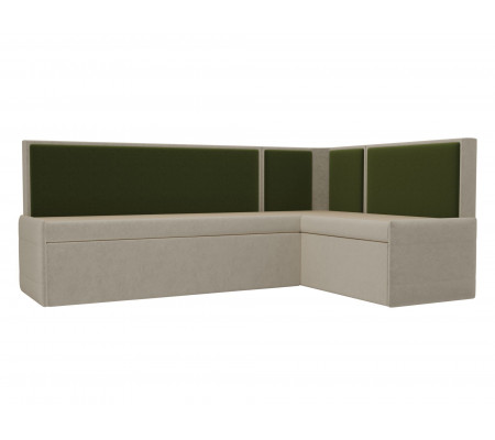 Кухонный угловой диван Кристина правый угол, Микровельвет, Модель 118461