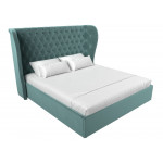 Интерьерная кровать Далия 200, Велюр, модель 108372