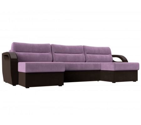 П-образный диван Форсайт, Микровельвет, Модель 111728