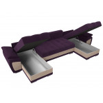 П-образный диван Нэстор, Велюр, Модель 109920
