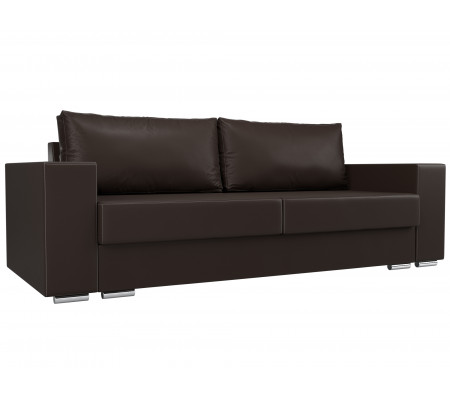 Прямой диван Исланд, Экокожа, Модель 110086