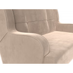 Прямой диван Неаполь 2-х местный, Велюр, Модель 113161