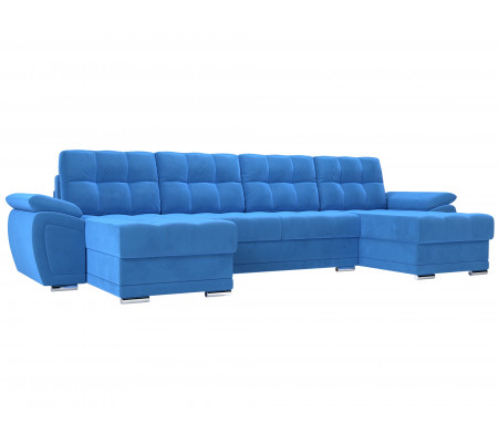 П-образный диван Нэстор, Велюр, Модель 109931