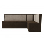 Кухонный угловой диван Кристина правый угол, Велюр, Модель 118457
