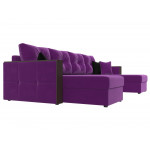 П-образный диван Валенсия Фиолетовый