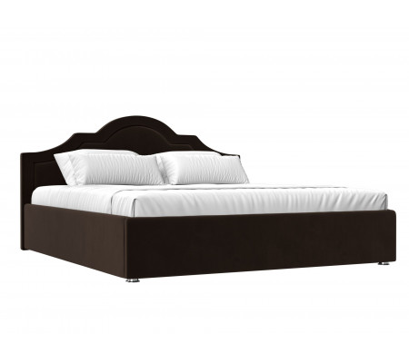 Интерьерная кровать Афина 180, Микровельвет, Модель 108285