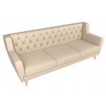 Прямой диван Брайтон 3 Люкс, Экокожа, модель 108983