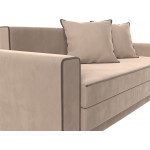 Прямой диван Лига-012, Велюр, Модель 117536