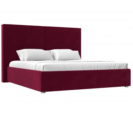 Интерьерная кровать Аура 180, Микровельвет, Модель 120533