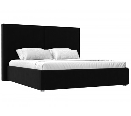 Интерьерная кровать Аура 200, Микровельвет, Модель 120566