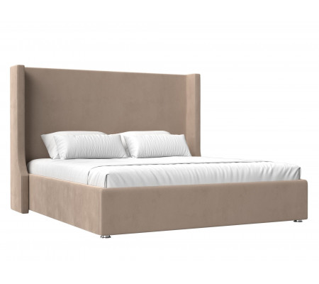 Интерьерная кровать Ларго 200, Велюр, Модель 120744
