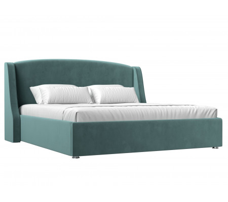 Интерьерная кровать Лотос 200, Велюр, Модель 120799