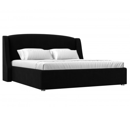 Интерьерная кровать Лотос 180, Микровельвет, Модель 120780