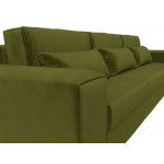 Прямой диван Лига-008 Long, Микровельвет, Модель 119043