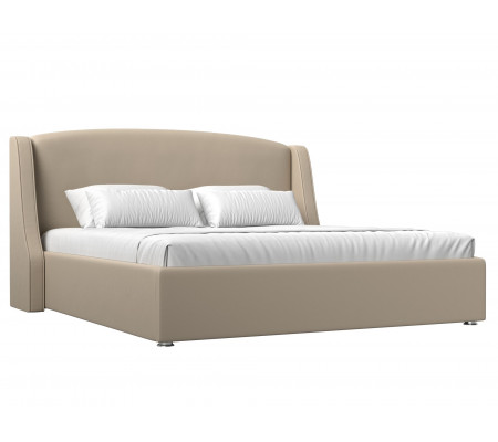 Интерьерная кровать Лотос 200, Экокожа, Модель 120794