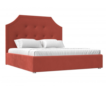 Интерьерная кровать Кантри 200, Микровельвет, Модель 120713