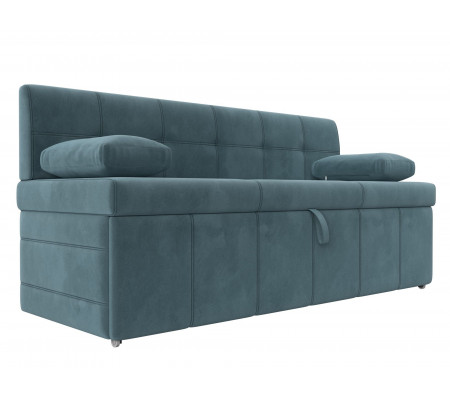 Кухонный прямой диван Лео, Велюр, Модель 120418