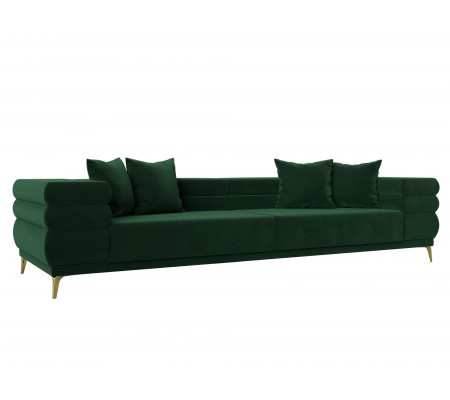Прямой диван Лига-021, Велюр, Модель 119117
