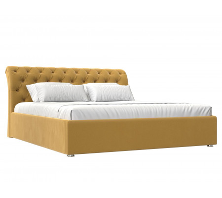 Интерьерная кровать Сицилия 180, Микровельвет, Модель 120886