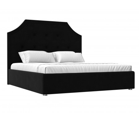 Интерьерная кровать Кантри 200, Микровельвет, Модель 120706