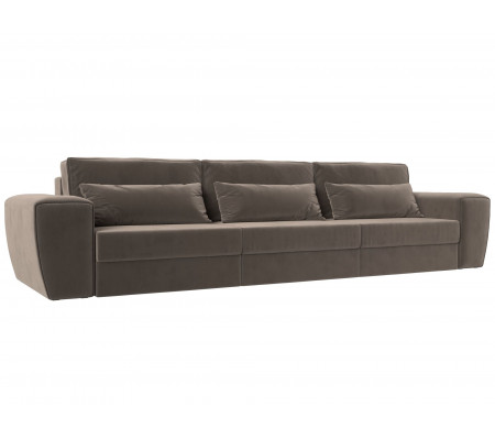 Прямой диван Лига-008 Long, Велюр, Модель 119012
