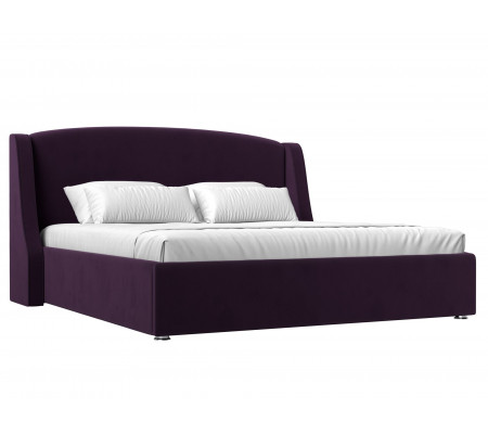 Интерьерная кровать Лотос 200, Велюр, Модель 120807