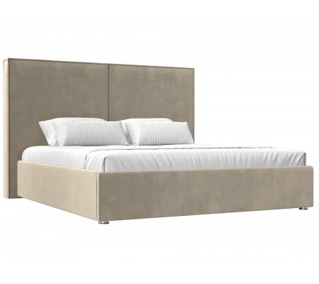 Интерьерная кровать Аура 180, Микровельвет, Модель 120532
