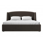 Интерьерная кровать Лотос 200, Велюр, Модель 120801