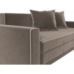Прямой диван Лига-012, Велюр, Модель 117540