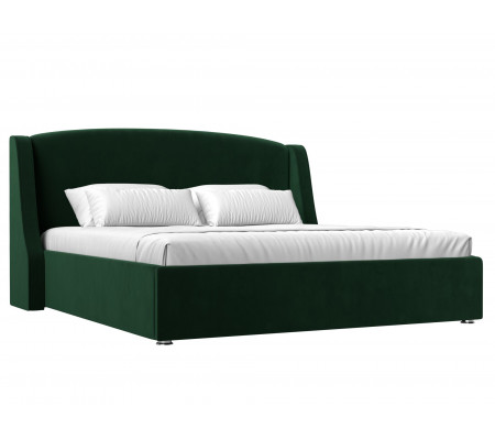 Интерьерная кровать Лотос 200, Велюр, Модель 120800